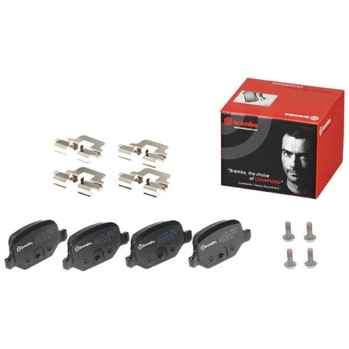 BREMBO Bremsscheibe 08.D750.11 + Bremsbelagsatz, Scheibenbremse P 23 064 Bild BREMBO Bremsscheibe 08.D750.11 + Bremsbelagsatz, Scheibenbremse P 23 064