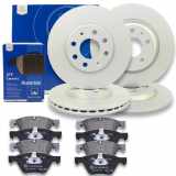 ATE Bremsscheibe 24.0125-0208.1 + Bremsbelagsatz, Scheibenbremse 13.0470-5658.2 + Bremsscheibe 24.0109-0181.1 + Bremsbelagsatz, Scheibenbremse 13.0470-2645.2