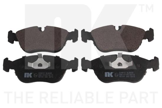 NK Bremsbelagsatz, Scheibenbremse 224812 + Bremsscheibe 204837 Bild NK Bremsbelagsatz, Scheibenbremse 224812 + Bremsscheibe 204837