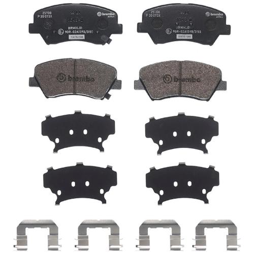 BREMBO Bremsscheibe 09.A532.2X + Bremsbelagsatz, Scheibenbremse P 30 073X Bild BREMBO Bremsscheibe 09.A532.2X + Bremsbelagsatz, Scheibenbremse P 30 073X