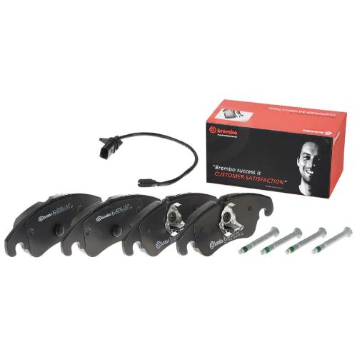 BREMBO Bremsscheibe 09.A758.11 + Bremsbelagsatz, Scheibenbremse P 85 098 Bild BREMBO Bremsscheibe 09.A758.11 + Bremsbelagsatz, Scheibenbremse P 85 098