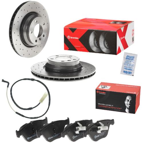 BREMBO Bremsscheibe 09.A259.1X + Warnkontakt, Bremsbelagverschleiß A 00 223 + Bremsbelagsatz, Scheibenbremse P 06 055 Bild BREMBO Bremsscheibe 09.A259.1X + Warnkontakt, Bremsbelagverschleiß A 00 223 + Bremsbelagsatz, Scheibenbremse P 06 055