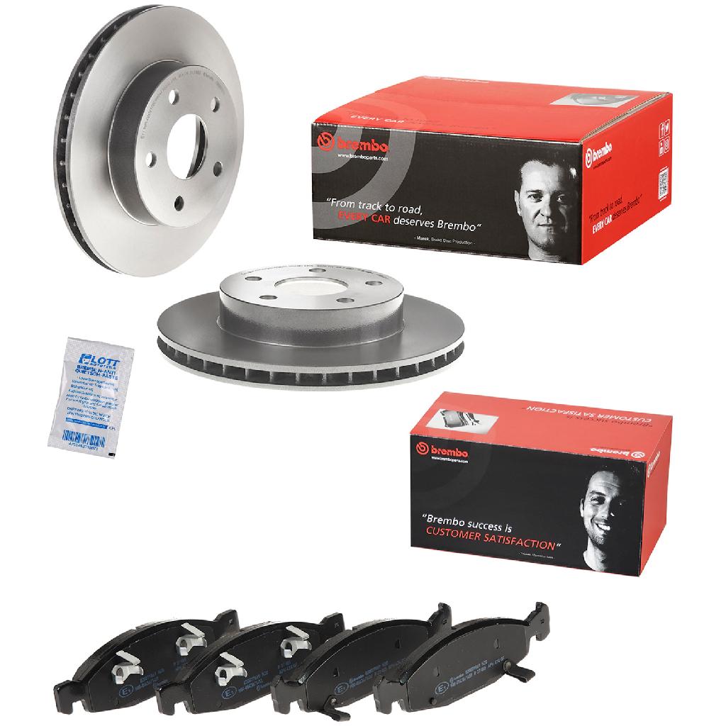 BREMBO Bremsscheibe 09.8852.11 + Bremsbelagsatz, Scheibenbremse P 37 005