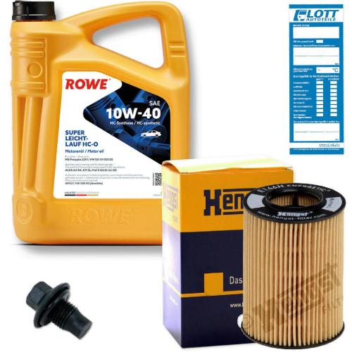 MAPCO Verschlussschraube, Ölwanne 95945 ROWE Motoröl 20058-0050-99 HENGST FILTER Ölfilter E146H D108 Bild MAPCO Verschlussschraube, Ölwanne 95945 ROWE Motoröl 20058-0050-99 HENGST FILTER Ölfilter E146H D108