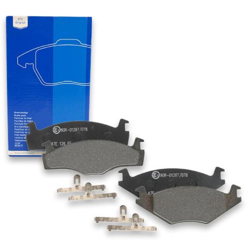 ATE Bremsscheibe 24.0112-0106.1 + Bremsbelagsatz, Scheibenbremse 13.0460-7059.2 Bild ATE Bremsscheibe 24.0112-0106.1 + Bremsbelagsatz, Scheibenbremse 13.0460-7059.2