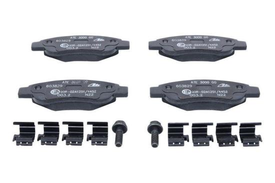 ATE Bremsbelagsatz, Scheibenbremse 13.0460-3829.2 + Bremsscheibe 24.0120-0180.1 Bild ATE Bremsbelagsatz, Scheibenbremse 13.0460-3829.2 + Bremsscheibe 24.0120-0180.1