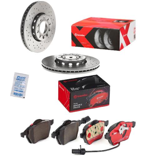 BREMBO Bremsscheibe 09.5745.2X + Bremsbelagsatz, Scheibenbremse P 85 085X Bild BREMBO Bremsscheibe 09.5745.2X + Bremsbelagsatz, Scheibenbremse P 85 085X