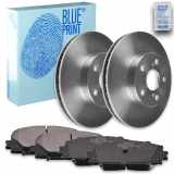 BLUE PRINT Bremsscheibe ADT343135 + Bremsbelagsatz, Scheibenbremse ADT342181