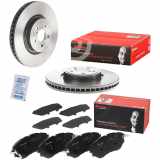 BREMBO Bremsbelagsatz, Scheibenbremse P 78 017 + Bremsscheibe 09.A870.11