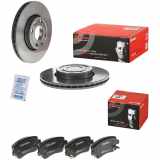 BREMBO Bremsscheibe 09.9078.11 + Bremsbelagsatz, Scheibenbremse P 56 086