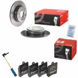 BREMBO Bremsbelagsatz, Scheibenbremse P 50 072 + Bremsscheibe 08.5178.31 + Warnkontakt, Bremsbelagverschleiß A 00 377