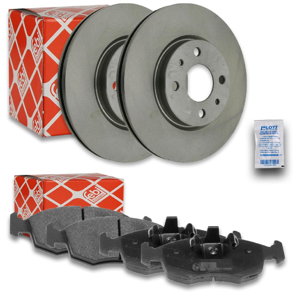 FEBI BILSTEIN Bremsbelagsatz, Scheibenbremse 116065 + Bremsscheibe 22927