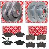 FEBI BILSTEIN Bremsscheibe 22902 + Bremsbelagsatz, Scheibenbremse 16488 + Bremsbelagsatz, Scheibenbremse 16502 + Bremsscheibe 23240