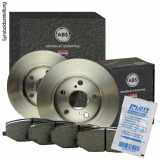 A.B.S. Bremsbelagsatz, Scheibenbremse 36694 + Bremsbackensatz, Feststellbremse 8786 + Bremsscheibe 16092 + Zubehörsatz, Feststellbremsbacken 0667Q