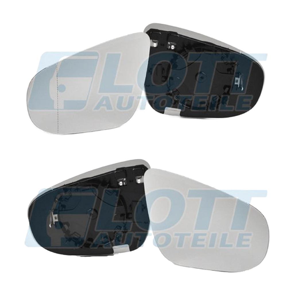 JOHNS Spiegelglas, Außenspiegel 95 43 37-81 + Spiegelglas, Außenspiegel 95 43 38-81