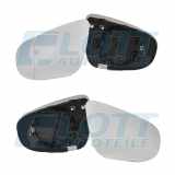 JOHNS Spiegelglas, Außenspiegel 95 43 37-81 + Spiegelglas, Außenspiegel 95 43 38-81