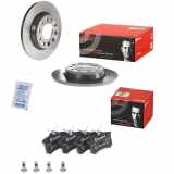 BREMBO Bremsbelagsatz, Scheibenbremse P 85 017 + Bremsscheibe 08.9918.21