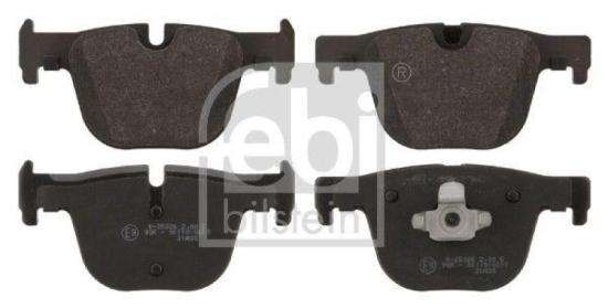 FEBI BILSTEIN Bremsbelagsatz, Scheibenbremse 16867 + Warnkontakt, Bremsbelagverschleiß 39139 + Bremsscheibe 43907 Bild FEBI BILSTEIN Bremsbelagsatz, Scheibenbremse 16867 + Warnkontakt, Bremsbelagverschleiß 39139 + Bremsscheibe 43907