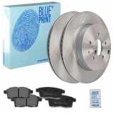 BLUE PRINT Bremsbelagsatz, Scheibenbremse ADM54298 + Bremsscheibe ADM543120