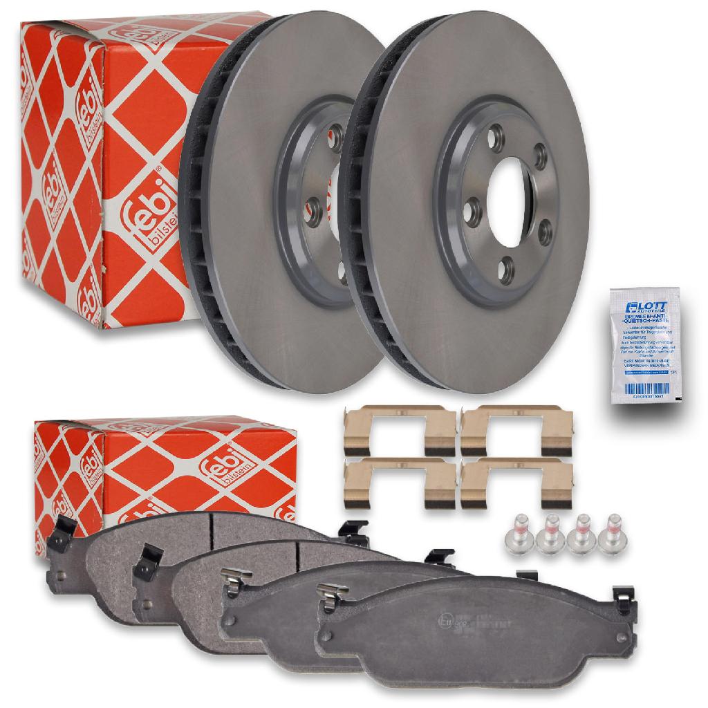 FEBI BILSTEIN Bremsscheibe 44127 + Bremsbelagsatz, Scheibenbremse 116088