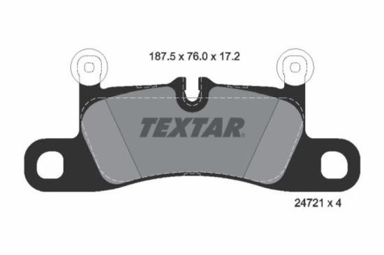 TEXTAR Bremsbelagsatz, Scheibenbremse 2472101 + Bremsscheibe 92151403 ATE Warnkontakt, Bremsbelagverschleiß 24.8190-0015.2 Bild TEXTAR Bremsbelagsatz, Scheibenbremse 2472101 + Bremsscheibe 92151403 ATE Warnkontakt, Bremsbelagverschleiß 24.8190-0015.2