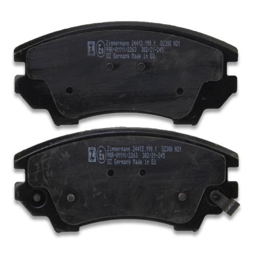 ZIMMERMANN Bremsbelagsatz, Scheibenbremse 24412.190.1 + Bremsscheibe 430.2615.20 Bild ZIMMERMANN Bremsbelagsatz, Scheibenbremse 24412.190.1 + Bremsscheibe 430.2615.20