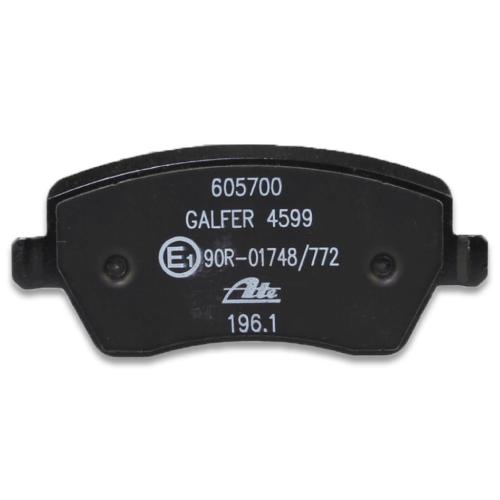 ATE Bremsbelagsatz, Scheibenbremse 13.0460-5700.2 + Bremsscheibe 24.0120-0211.1 Bild ATE Bremsbelagsatz, Scheibenbremse 13.0460-5700.2 + Bremsscheibe 24.0120-0211.1