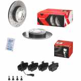 BREMBO Bremsbelagsatz, Scheibenbremse P 23 044 + Bremsscheibe 08.5085.1X