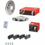 @ FORD FOCUS 1 I BREMSE BREMBO BREMSSCHEIBEN + BREMBO BELÄGE BREMSBELÄGE HINTEN