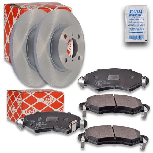 FEBI BILSTEIN Bremsscheibe 18888 + Bremsbelagsatz, Scheibenbremse 16387 Bild FEBI BILSTEIN Bremsscheibe 18888 + Bremsbelagsatz, Scheibenbremse 16387