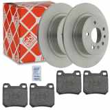 FEBI BILSTEIN Bremsbelagsatz, Scheibenbremse 16155 + Bremsscheibe 23551