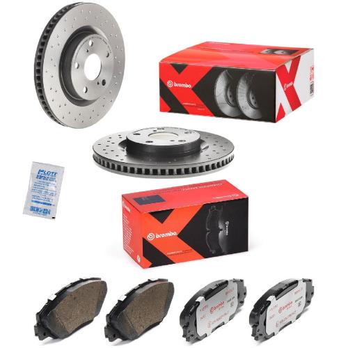 BREMBO Bremsscheibe 09.A417.1X + Bremsbelagsatz, Scheibenbremse P 83 071X Bild BREMBO Bremsscheibe 09.A417.1X + Bremsbelagsatz, Scheibenbremse P 83 071X