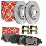 FEBI BILSTEIN Bremsbelagsatz, Scheibenbremse 170637 + Bremsscheibe 108575