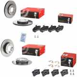 BREMBO Bremsscheibe 09.5166.11 + Bremsbelagsatz, Scheibenbremse P 85 032 + Bremsbelagsatz, Scheibenbremse P 85 020 + Bremsscheibe 08.7165.21