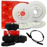 TRW Bremsscheibe DF6504 + Bremsscheibe DF6133S + Warnkontakt, Bremsbelagverschleiß GIC366 + Bremsbelagsatz, Scheibenbremse GDB2219 + Bremsbelagsatz, Scheibenbremse GDB1957