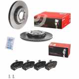 BREMBO Bremsbelagsatz, Scheibenbremse P 85 042 + Bremsscheibe 09.7196.11
