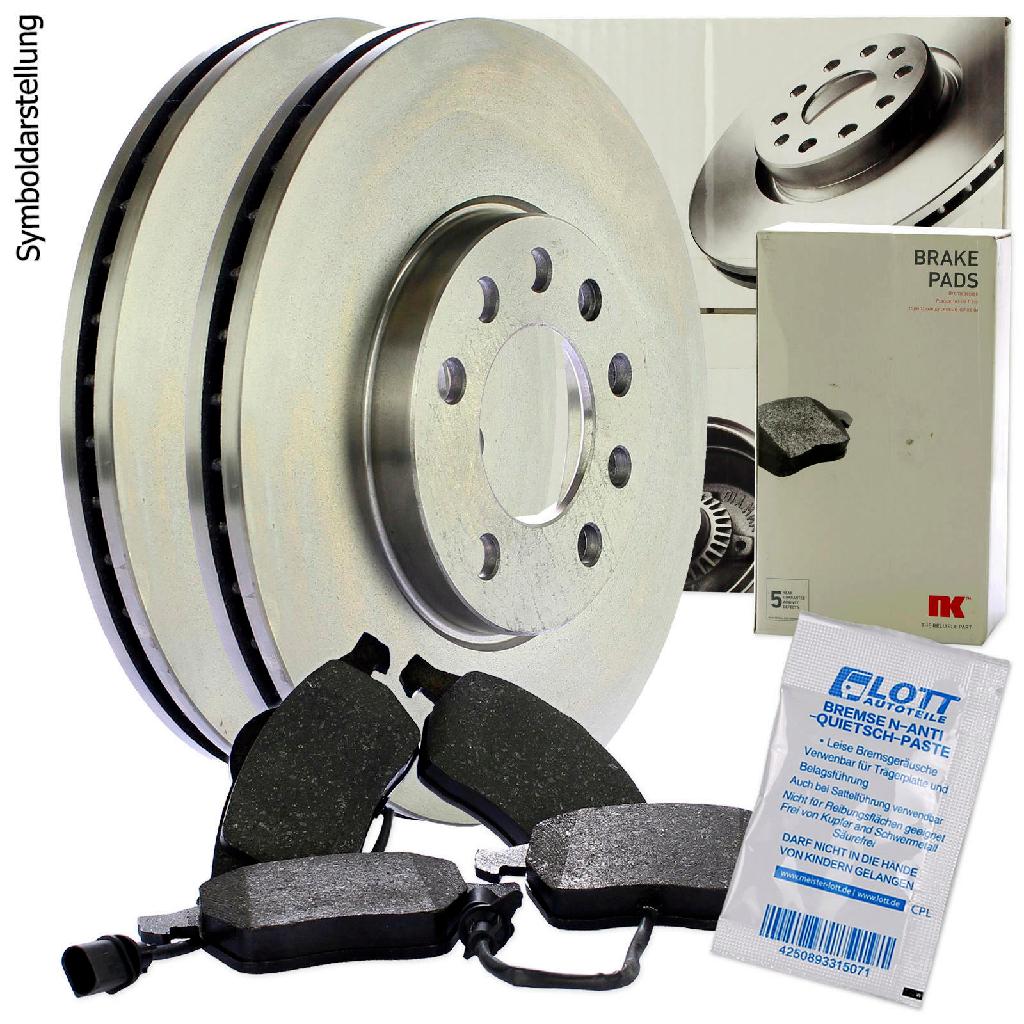 NK Bremsscheibe 203625 + Bremsbelagsatz, Scheibenbremse 223613