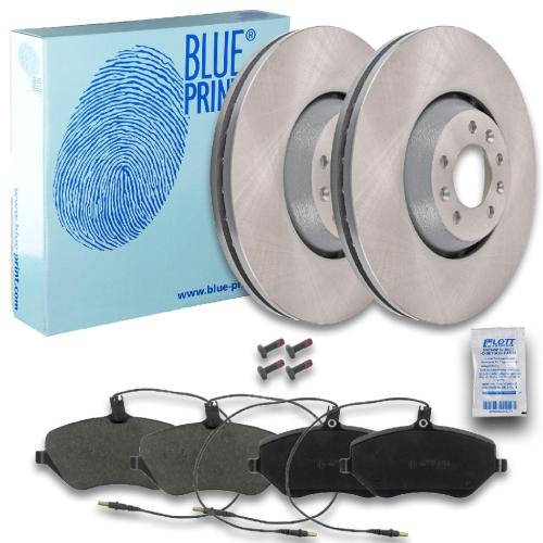 BLUE PRINT Bremsscheibe ADP154348 + Bremsbelagsatz, Scheibenbremse ADP154243 Bild BLUE PRINT Bremsscheibe ADP154348 + Bremsbelagsatz, Scheibenbremse ADP154243