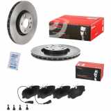 BREMBO Bremsscheibe 09.5058.21 + Bremsbelagsatz, Scheibenbremse P 23 066