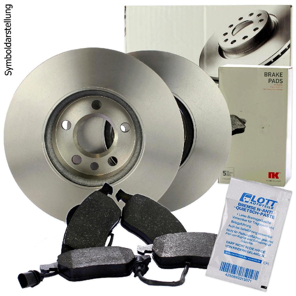 NK Bremsscheibe 203223 + Bremsbelagsatz, Scheibenbremse 223220