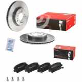 BREMBO Bremsscheibe 09.A455.11 + Bremsbelagsatz, Scheibenbremse P 28 037