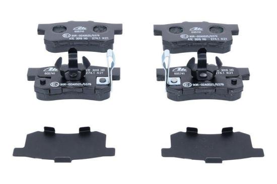 ATE Bremsbelagsatz, Scheibenbremse 13.0460-5741.2 + Bremsscheibe 24.0109-0151.1 Bild ATE Bremsbelagsatz, Scheibenbremse 13.0460-5741.2 + Bremsscheibe 24.0109-0151.1