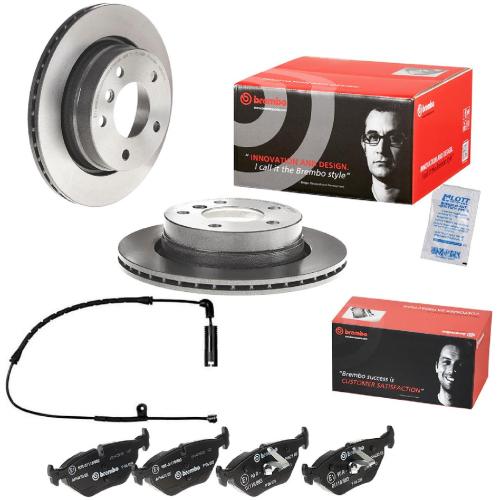 BREMBO Bremsbelagsatz, Scheibenbremse P 06 025 + Warnkontakt, Bremsbelagverschleiß A 00 221 + Bremsscheibe 09.7727.11 Bild BREMBO Bremsbelagsatz, Scheibenbremse P 06 025 + Warnkontakt, Bremsbelagverschleiß A 00 221 + Bremsscheibe 09.7727.11