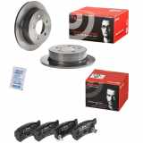 BREMBO Bremsbelagsatz, Scheibenbremse P 15 010 + Bremsscheibe 08.D568.11