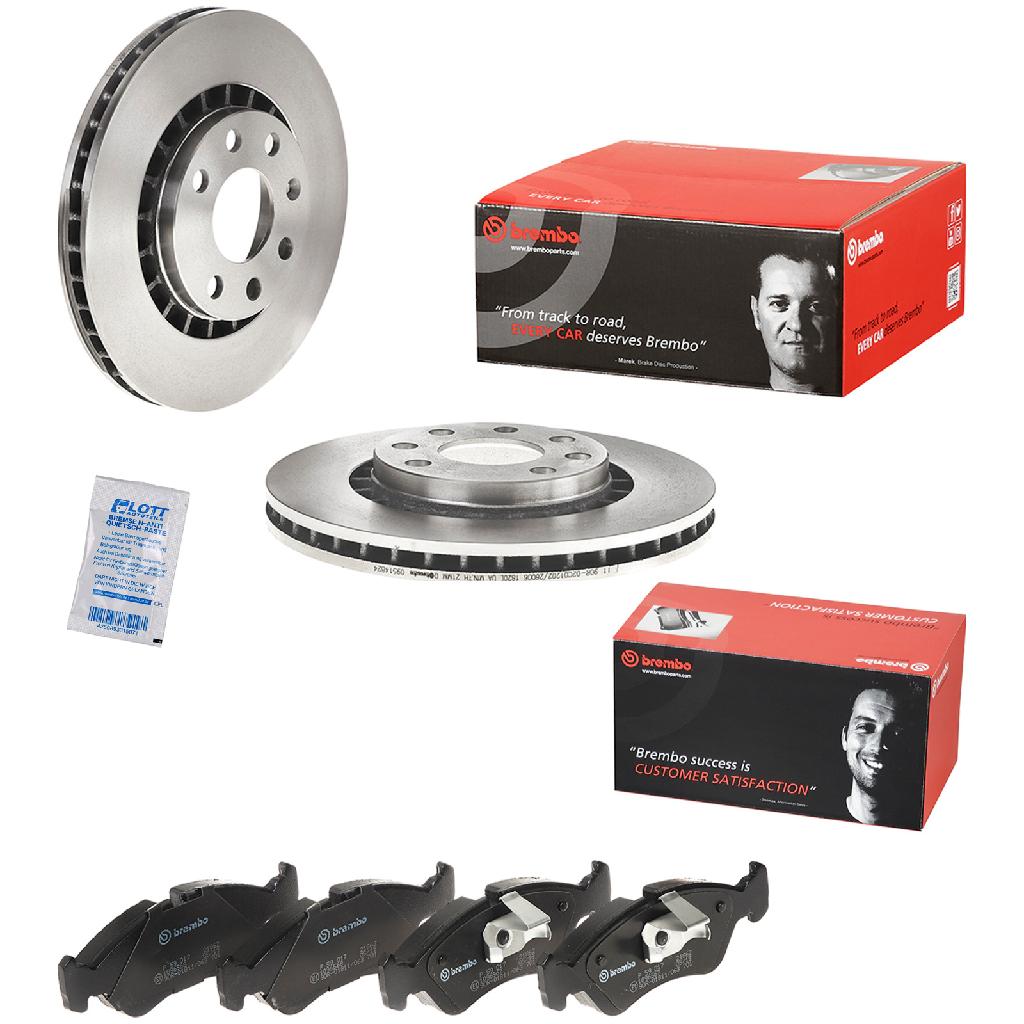 BREMBO Bremsbelagsatz, Scheibenbremse P 59 017 + Bremsscheibe 09.5148.24