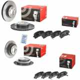 BREMBO Bremsbelagsatz, Scheibenbremse P 78 011 + Bremsscheibe 09.5674.21 + Bremsscheibe 08.6897.11 + Bremsbelagsatz, Scheibenbremse P 78 010