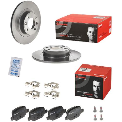 BREMBO Bremsscheibe 08.D750.11 + Bremsbelagsatz, Scheibenbremse P 23 064 Bild BREMBO Bremsscheibe 08.D750.11 + Bremsbelagsatz, Scheibenbremse P 23 064