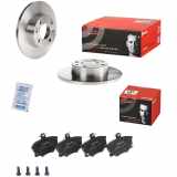 BREMBO Bremsbelagsatz, Scheibenbremse P 23 017 + Bremsscheibe 08.3636.10