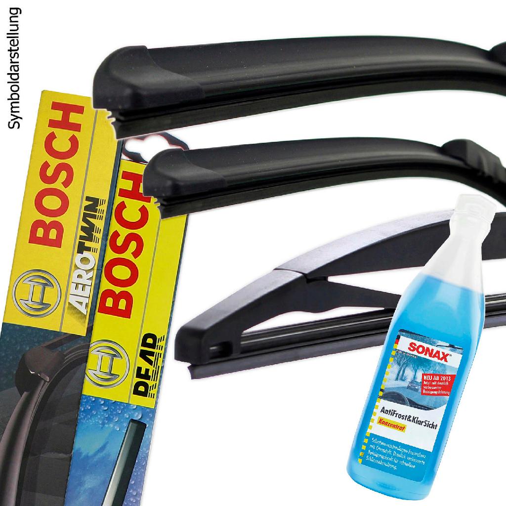 BOSCH Wischblatt 3 397 011 630 + Wischblatt 3 397 007 504 SONAX Frostschutz, Scheibenreinigungsanlage 03321000