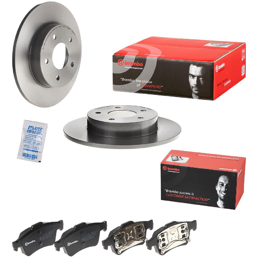 BREMBO Bremsscheibe 08.9461.21 + Bremsbelagsatz, Scheibenbremse P 59 044